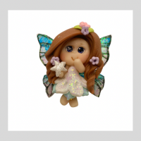 Dela Fairy with wings - White & Mint