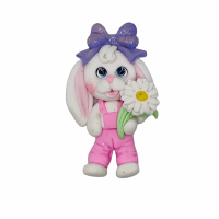 Easter Bunny - Pink Dungarees