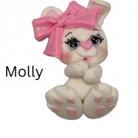 Molly the bunny - Pink Bow