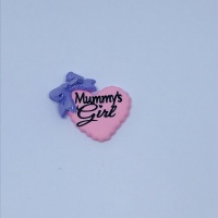 Mummy's Girl - pink with lilac bow
