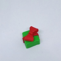 Chunky 3d Present Green & Red