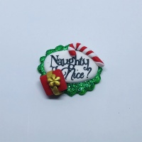 Naughty or Nice Plaque