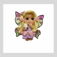 Dela Fairy with wings - Lilac & Pink