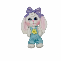 Easter Bunny - Blue Dungarees