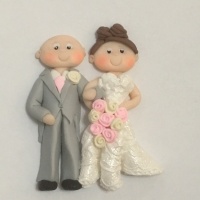 Bride & Groom (Joined - Lace effect)