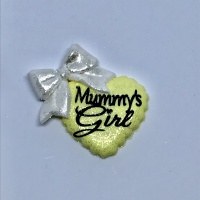 Mummy's Girl - Lemon with white bow