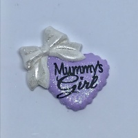 Mummy's Girl - Lilac with white bow