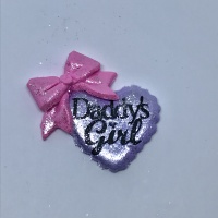 Daddy's Girl - Lilac with pink Bow